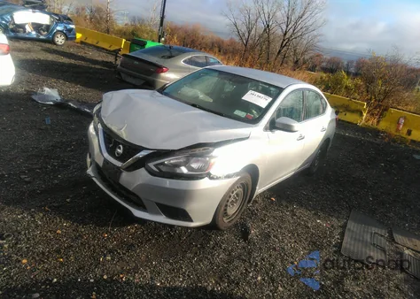 2017 Nissan Sentra Sv z USA, uszkodzony, nr VIN 3N1AB7AP1HY280535